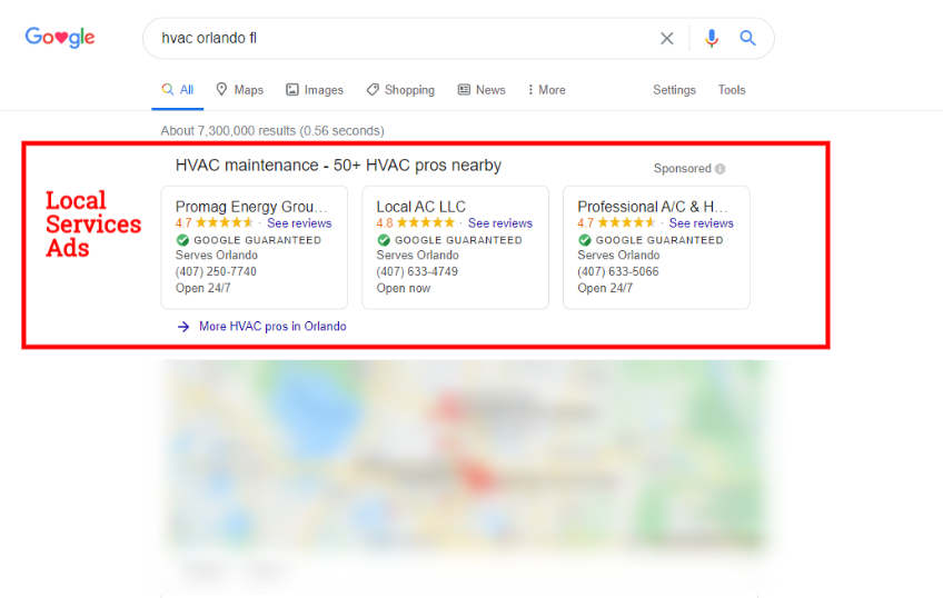 Google Local Services ads